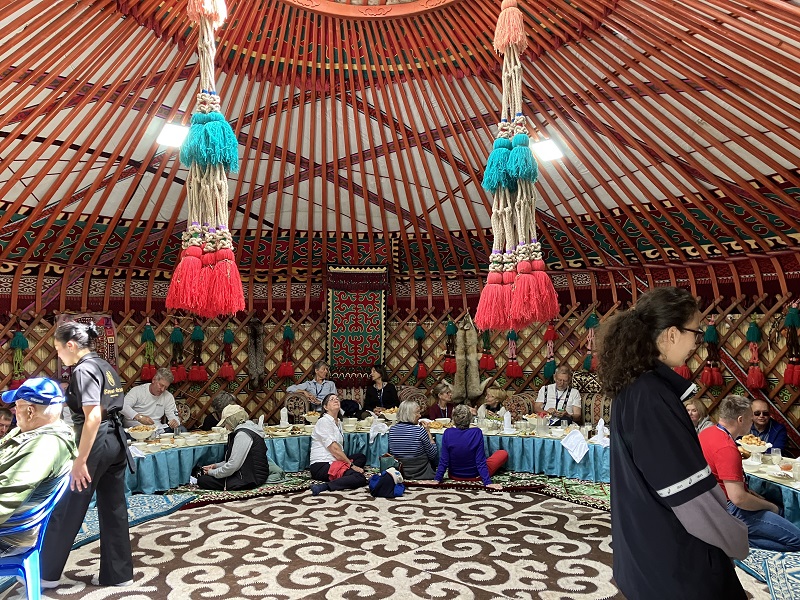 WNG Yurt lunch